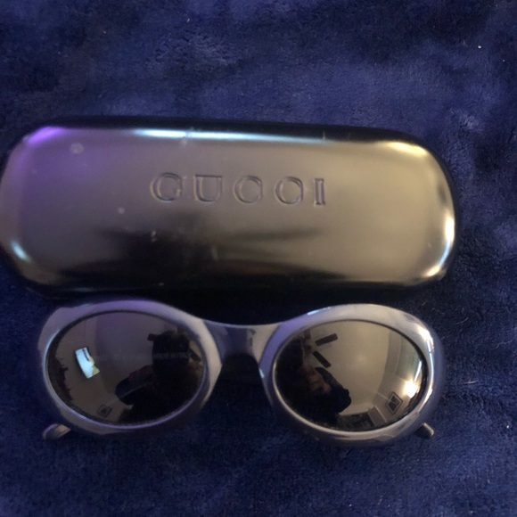Authentic Gucci Vintage Sunglasses 2400 - Navy - Picture 1 of 10